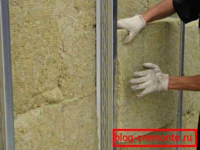 Wall insulation from the inside