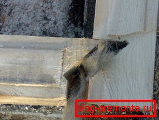 Warming corner joints of profiled timber, Warming corner joints of profiled timber,