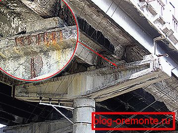 During the operation of concrete products on them appear various damage During the operation of concrete products on them appear various damage