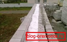 Option of using liquid penoizol for insulation between masonry Option of using liquid penoizol for insulation between masonry