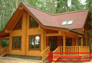 Option of construction with a T-shaped roof Option of construction with a T-shaped roof