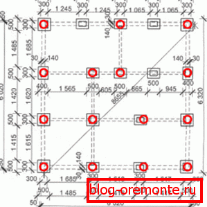 Variant of the project to create a pile-screw foundation for houses created from timber Variant of the project to create a pile-screw foundation for houses created from timber