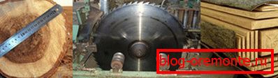 Option sawing logs using special machines Option sawing logs using special machines