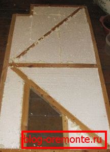Thermal insulation foam warm wooden entrance doors