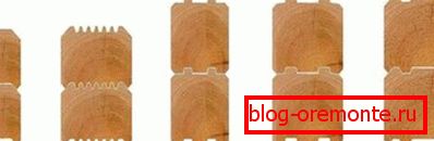 Types of profiled structures. Types of profiled structures.