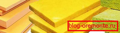 Types of insulation Types of insulation