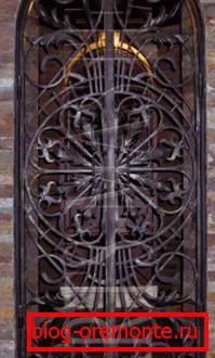Stained glass doors