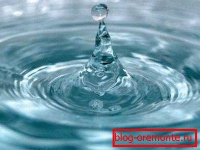 Water - as an important component of the composition Water - as an important component of the composition