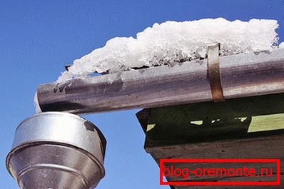 The system is assembled from galvanized sheet.