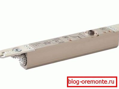 Mortise door closer for installation in the door leaf or box Mortise door closer for installation in the door leaf or box