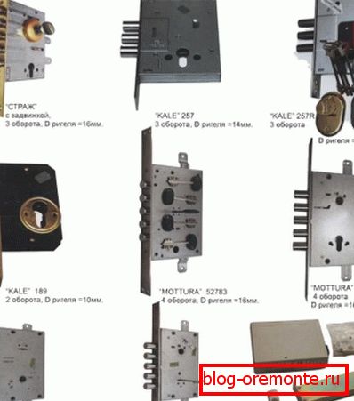 Mortise lock to the metal door Mortise lock to the metal door