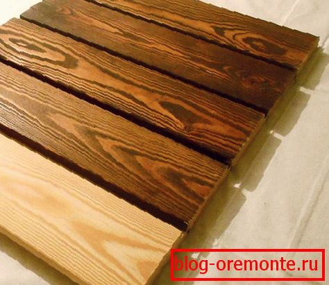 The choice of finishing material