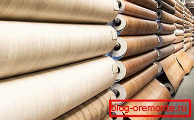 The choice of the manufacturer of linoleum