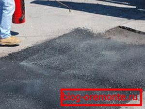 Patching асфальтобетона Patching асфальтобетона