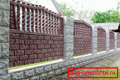 Decorative fences - when reliability does not forget about