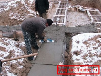 Foundation casting Foundation casting