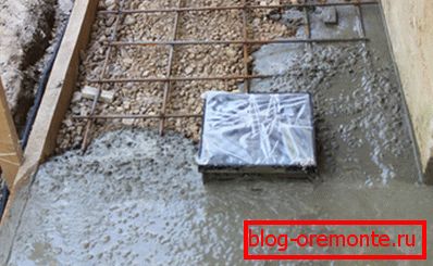 Fill monolithic screed. Fill monolithic screed.