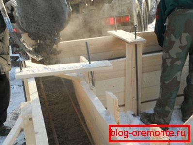 Fill formwork without heating - a risky move Fill formwork without heating - a risky move