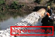 Protection of the pipeline located in the water will help to avoid damage when the rivers are flooded or will protect from moving objects along it. Protection of the pipeline located in the water will help to avoid damage when the rivers are flooded or will protect from moving objects along it.