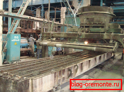 Factory production of reinforced concrete supports Factory production of reinforced concrete supports