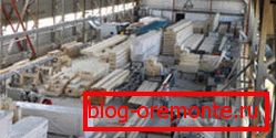 Here you can see the workshop for the production of glued laminated timber, located in the Kirov region Here you can see the workshop for the production of glued laminated timber, located in the Kirov region