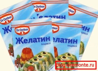 Gelatin food Gelatin food
