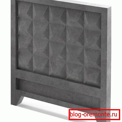 Reinforced concrete fence for industrial use Reinforced concrete fence for industrial use
