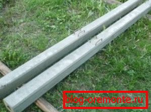 Reinforced concrete fence posts Reinforced concrete fence posts