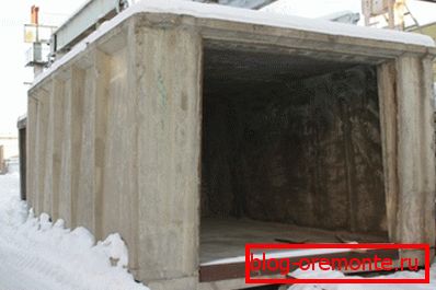 Reinforced concrete garage can be transported Reinforced concrete garage can be transported