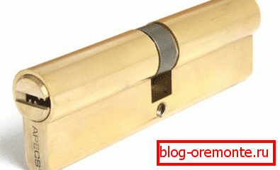 Cylinder lock cylinder repair of metal door locks